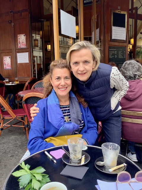 Première rencontre entre Dora Tauzin et la maire du 5e arrondissement Florence Berthout en octobre 2023